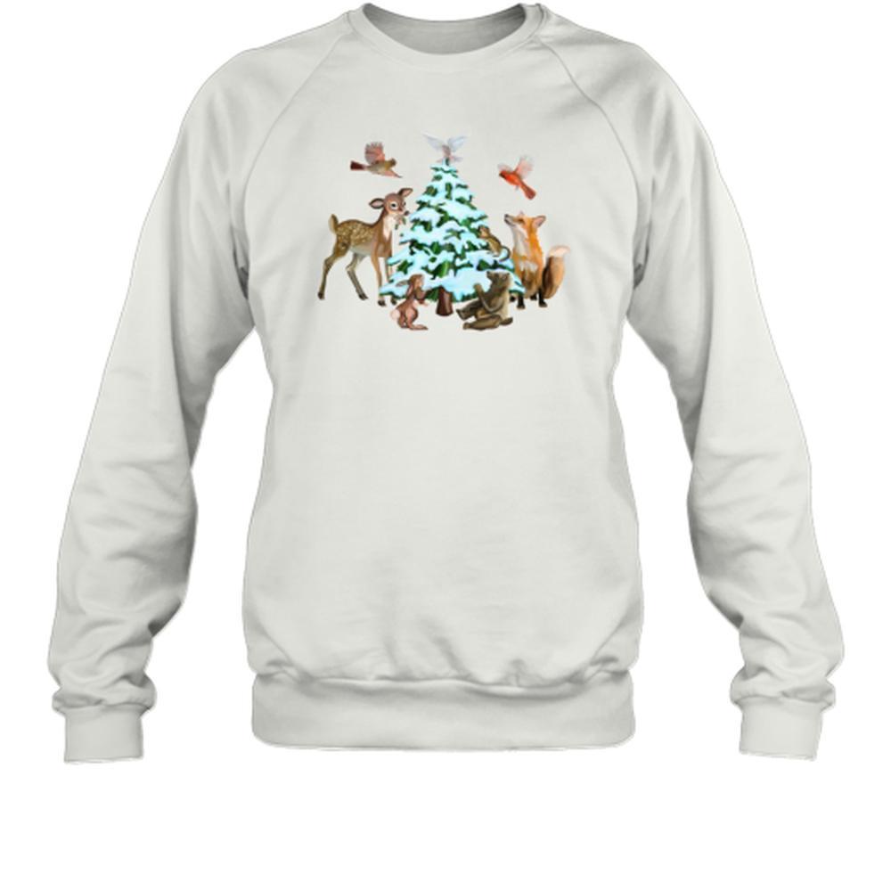 Christmas Woodland Animals Of The Forest T-Shirt